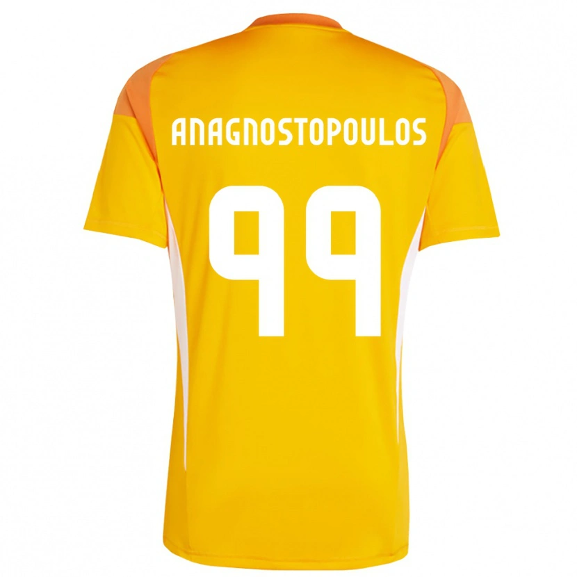 Danxen Herren Alexandros Anagnostopoulos #99 Trikot Orange Weiß Torwarttrikot 2025/26 Österreich