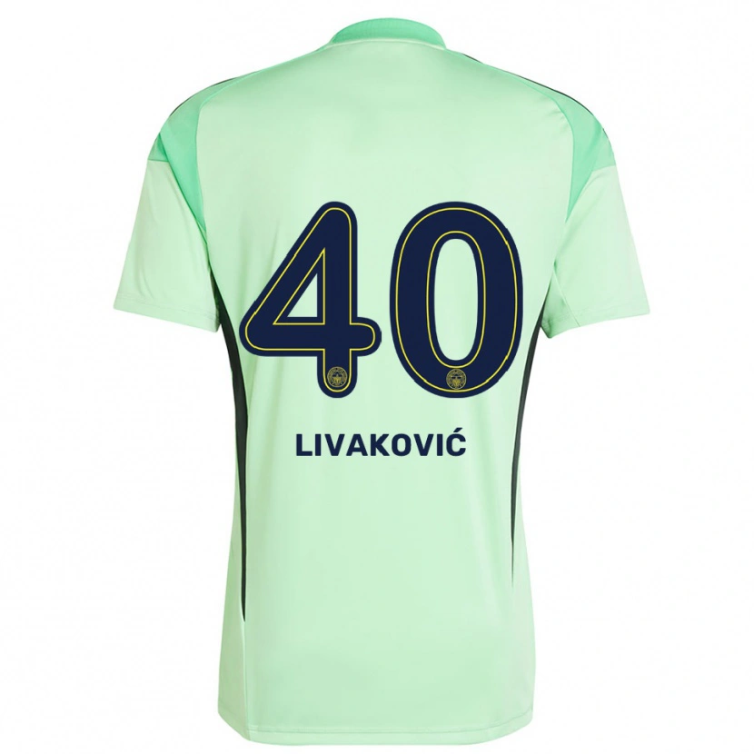 Danxen Herren Dominik Livakovic #40 Trikot Hellgrün Schwarz Torwarttrikot 2025/26 Österreich