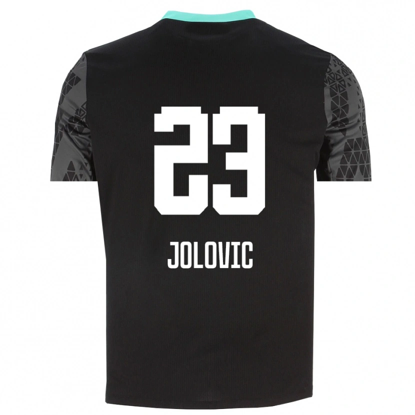 Danxen Herren Bogdan Jolovic #23 Trikot Dunkelgrau Schwarz Torwarttrikot 2025/26 Österreich