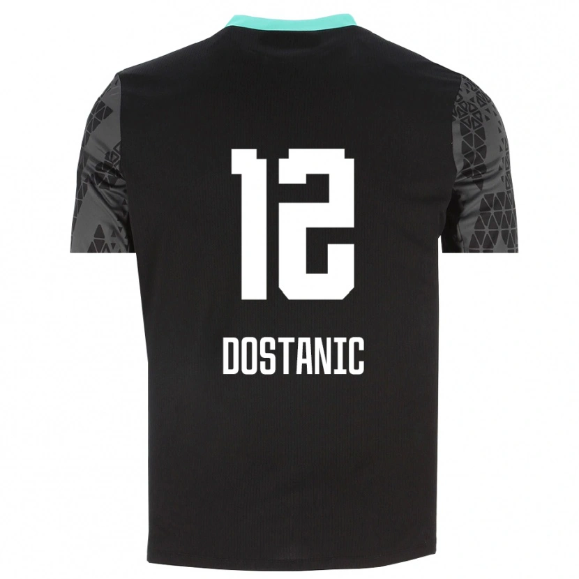 Danxen Herren Filip Dostanic #12 Trikot Dunkelgrau Schwarz Torwarttrikot 2025/26 Österreich