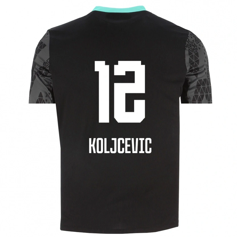 Danxen Herren Danilo Koljcevic #12 Trikot Dunkelgrau Schwarz Torwarttrikot 2025/26 Österreich