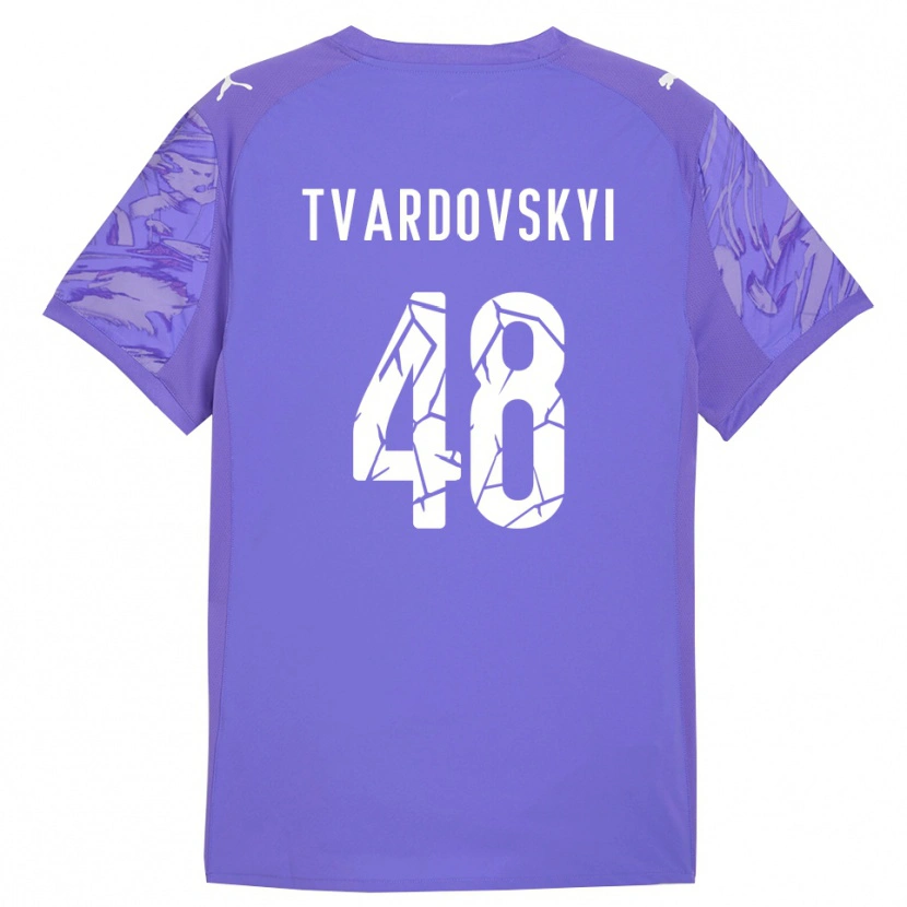 Danxen Herren Denys Tvardovskyi #48 Trikot Flieder Lila Torwarttrikot 2025/26 Österreich