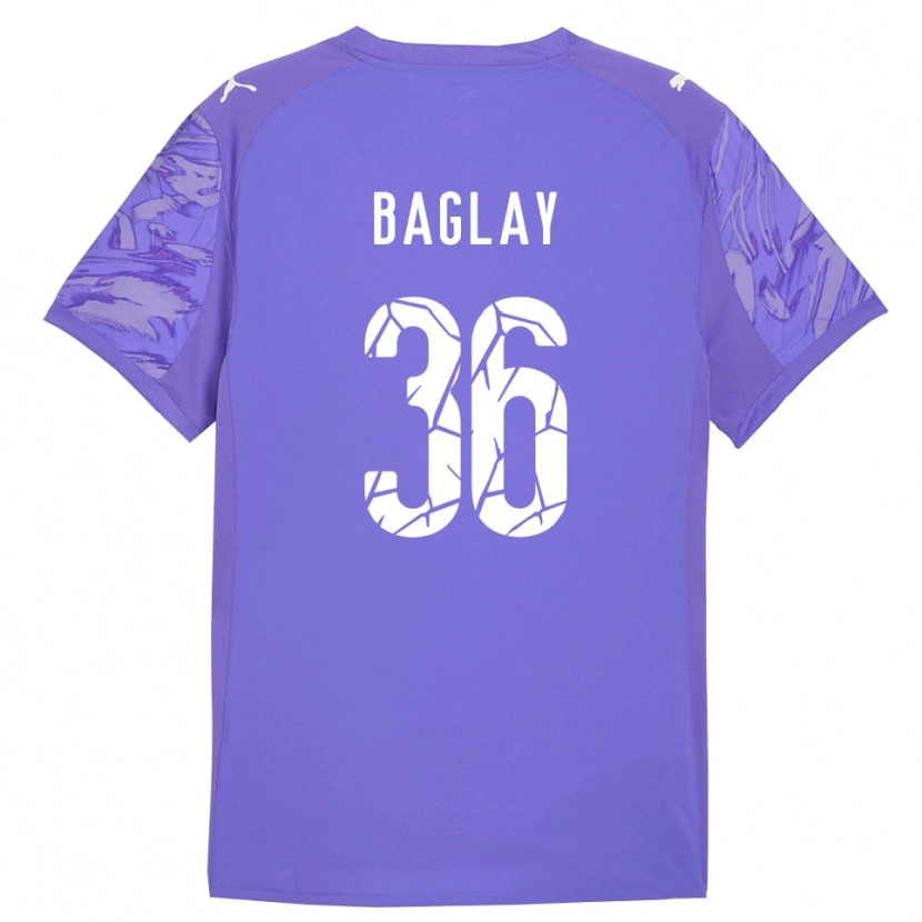 Danxen Herren Rostyslav Baglay #36 Trikot Flieder Lila Torwarttrikot 2025/26 Österreich