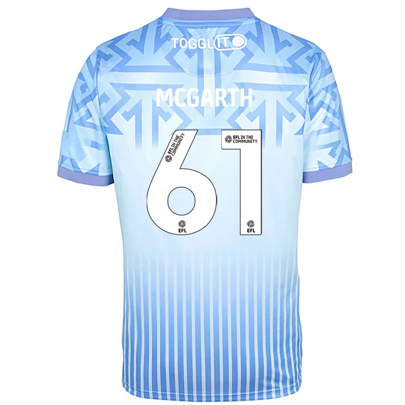 Danxen Herren Ethan McGarth #61 Trikot Hellblau Weiß Torwarttrikot 2025/26 Österreich