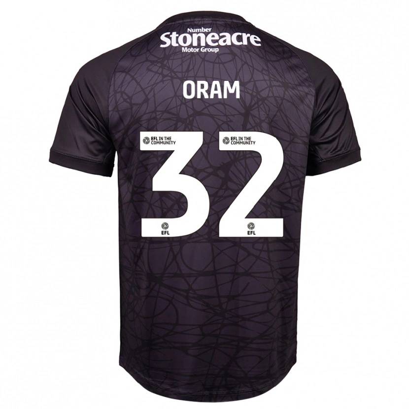 Danxen Herren Jake Oram #32 Trikot Schwarz Weiß Torwarttrikot 2025/26 Österreich