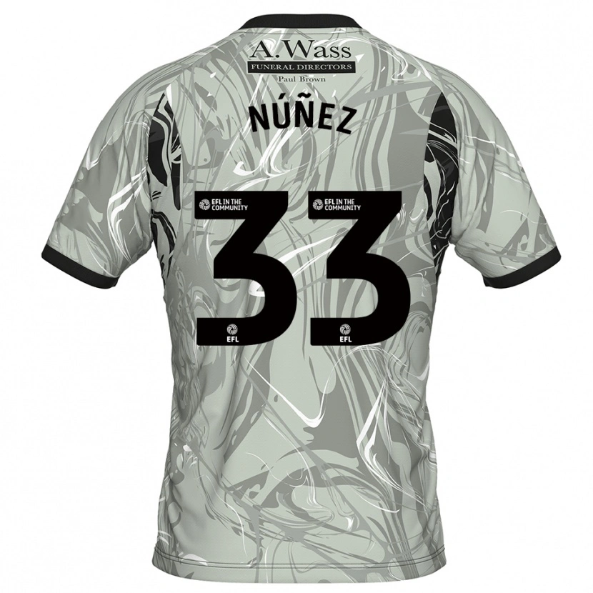 Danxen Herren Anthony Núñez #33 Trikot Hellgrau Schwarz Torwarttrikot 2025/26 Österreich