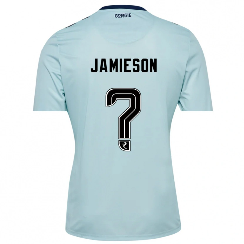 Danxen Herren Finlay Jamieson #0 Trikot Hellblau Schwarz Torwarttrikot 2025/26 Österreich