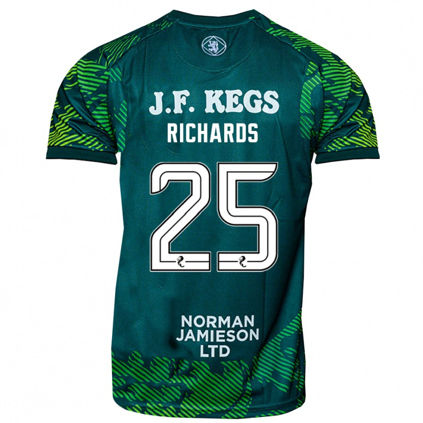 Danxen Herren Dave Richards #25 Trikot Grün Weiß Torwarttrikot 2025/26 Österreich
