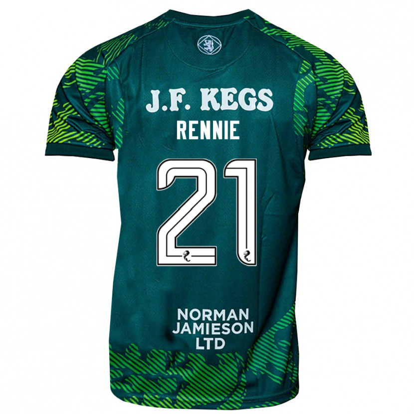 Danxen Herren Beth Rennie #21 Trikot Grün Weiß Torwarttrikot 2025/26 Österreich