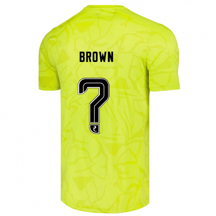 Danxen Herren Fraser Brown #0 Trikot Gelb Schwarz Torwarttrikot 2025/26 Österreich