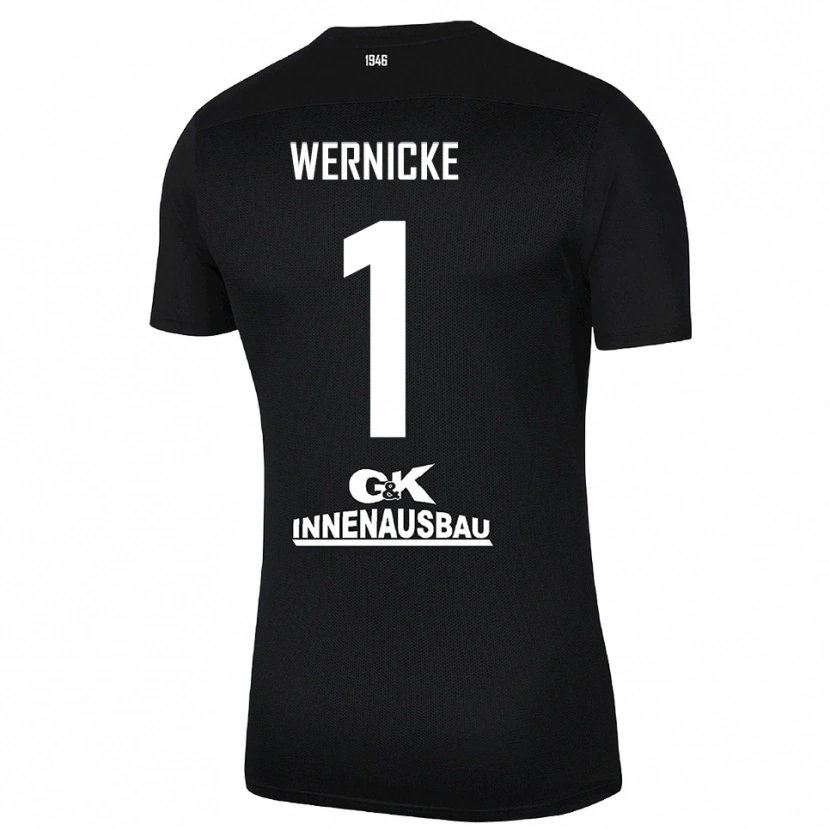 Danxen Herren Samuli Wernicke #1 Trikot Schwarz Weiß Torwarttrikot 2025/26 Österreich
