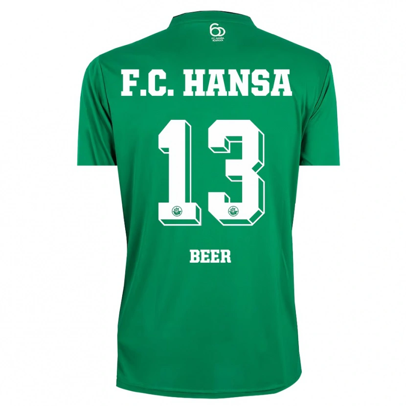 Danxen Herren Darian Beer #13 Trikot Dunkelgrün Weiß Torwarttrikot 2025/26 Österreich