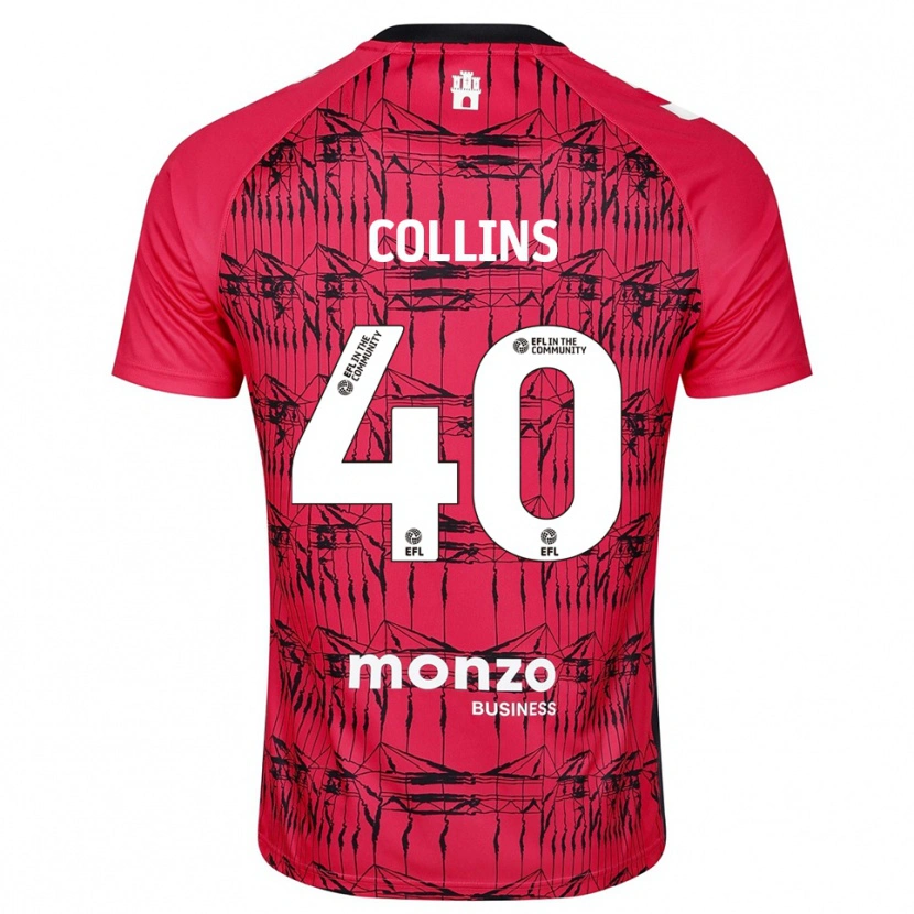 Danxen Herren Brad Collins #40 Trikot Rot Weiß Torwarttrikot 2025/26 Österreich