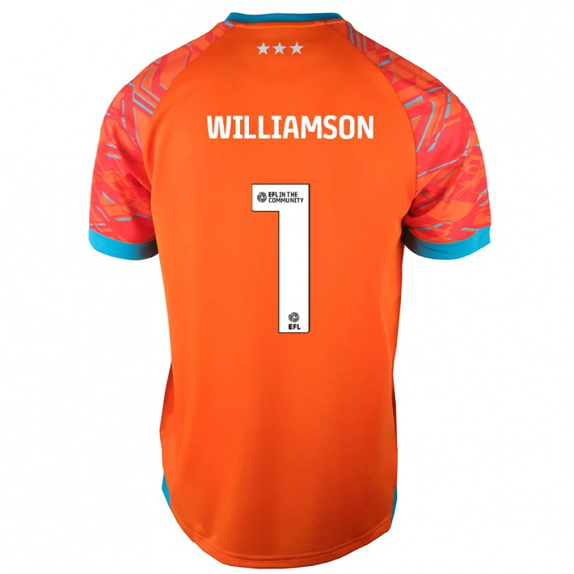 Danxen Herren Woody Williamson #1 Trikot Orange Weiß Torwarttrikot 2025/26 Österreich