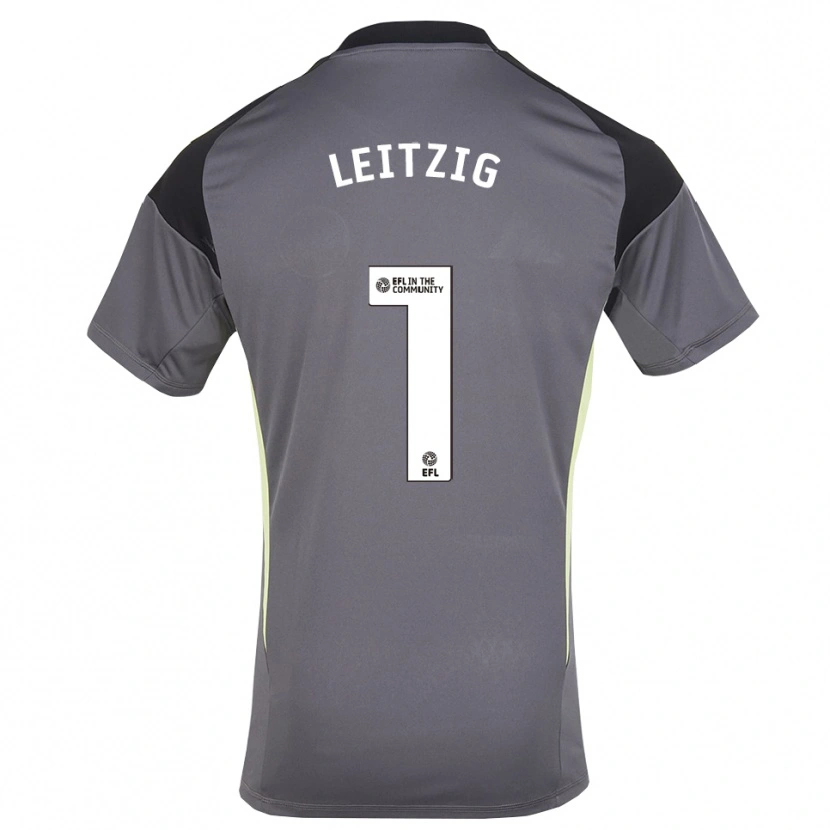 Danxen Herren Janina Leitzig #1 Trikot Grau Weiß Torwarttrikot 2025/26 Österreich