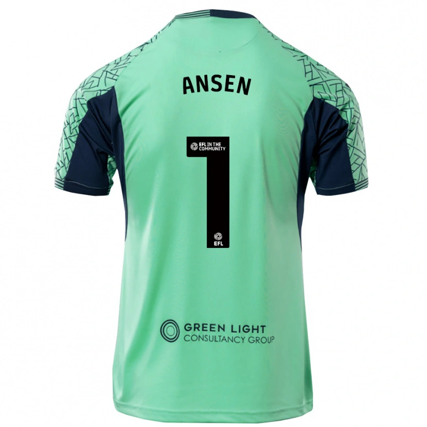 Danxen Herren Caleb Ansen #1 Trikot Aqua Schwarz Torwarttrikot 2025/26 Österreich