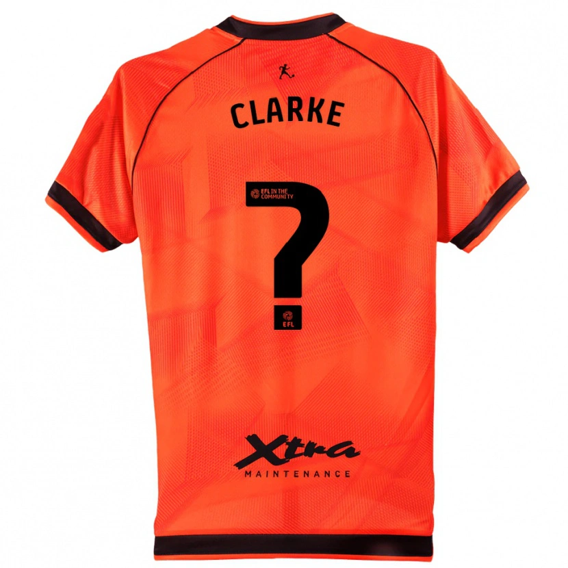 Danxen Herren Kenny Clarke #0 Trikot Orange Schwarz Torwarttrikot 2025/26 Österreich