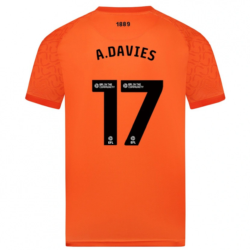 Danxen Herren Adam Davies #17 Trikot Orange Schwarz Torwarttrikot 2025/26 Österreich