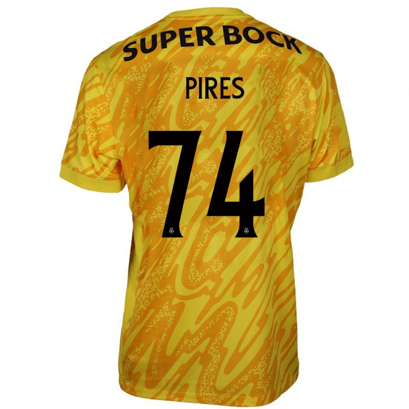 Danxen Herren Guilherme Pires #74 Trikot Gelb Orange Torwarttrikot 2025/26 Österreich