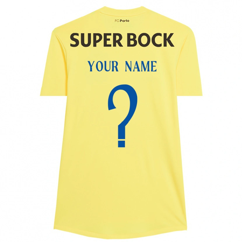 Danxen Herren FC Porto Trikot Hellgelb Schwarz Torwarttrikot 2025/26 Österreich