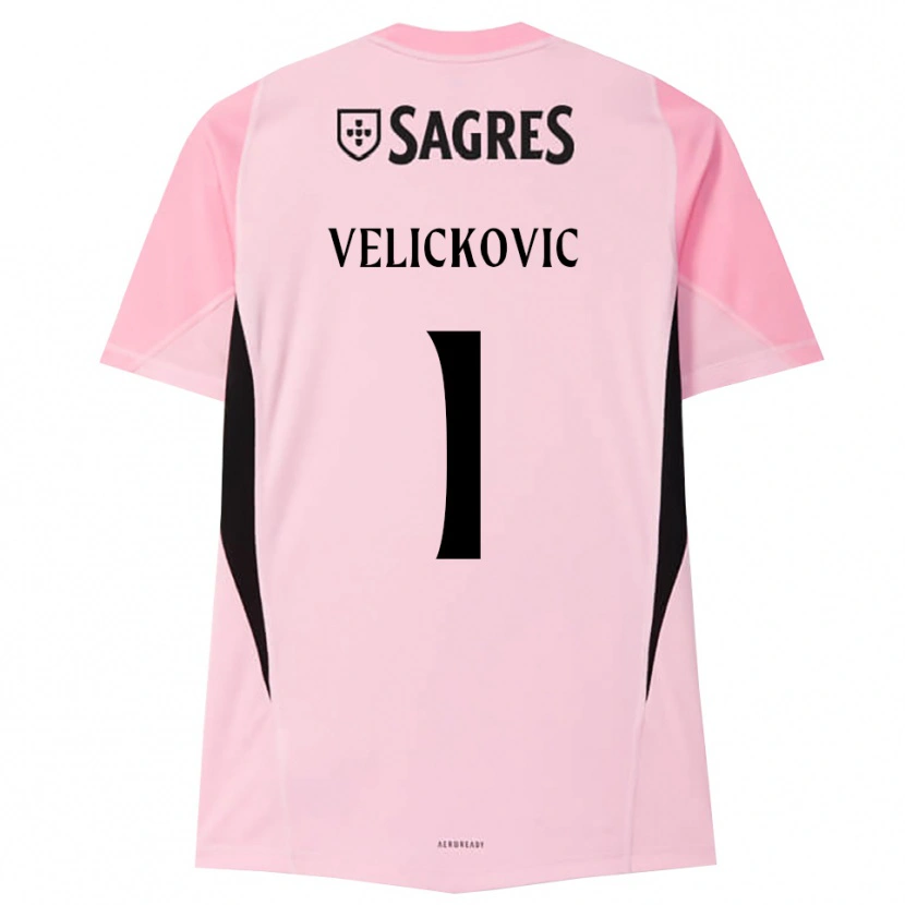 Danxen Herren Luka Veličković #1 Trikot Rosa Schwarz Torwarttrikot 2025/26 Österreich