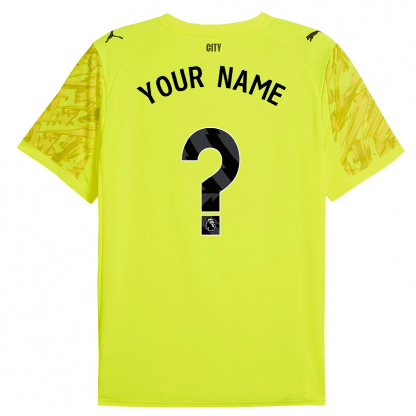 Danxen Herren Manchester City Trikot Gelb Orange Schwarz Torwarttrikot 2025/26 Österreich