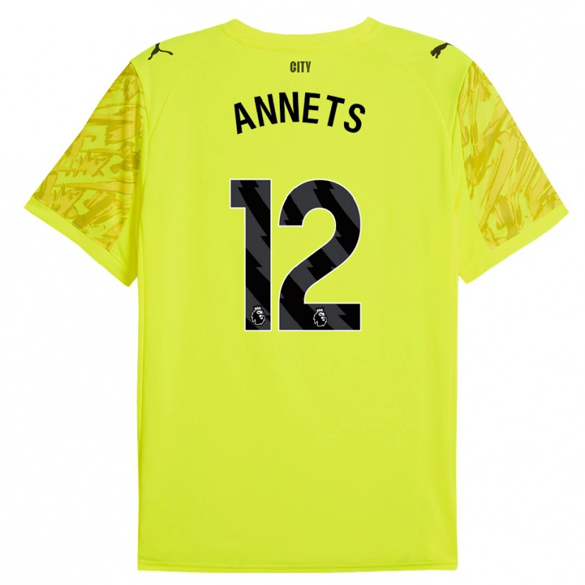 Danxen Herren Eve Annets #12 Trikot Gelb Orange Schwarz Torwarttrikot 2025/26 Österreich