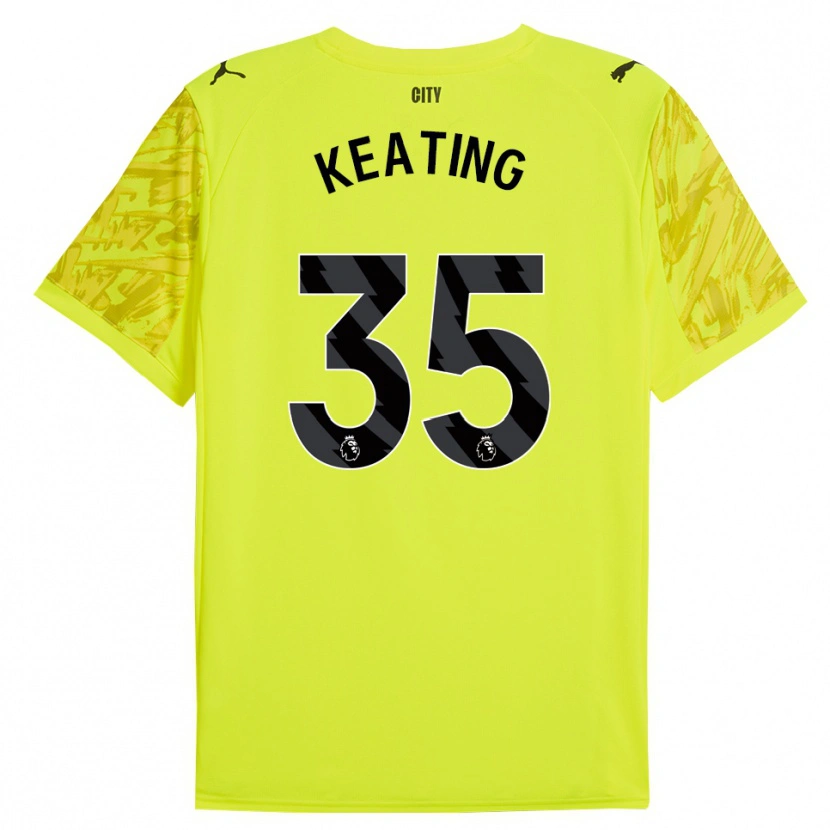 Danxen Herren Khiara Keating #35 Trikot Gelb Orange Schwarz Torwarttrikot 2025/26 Österreich