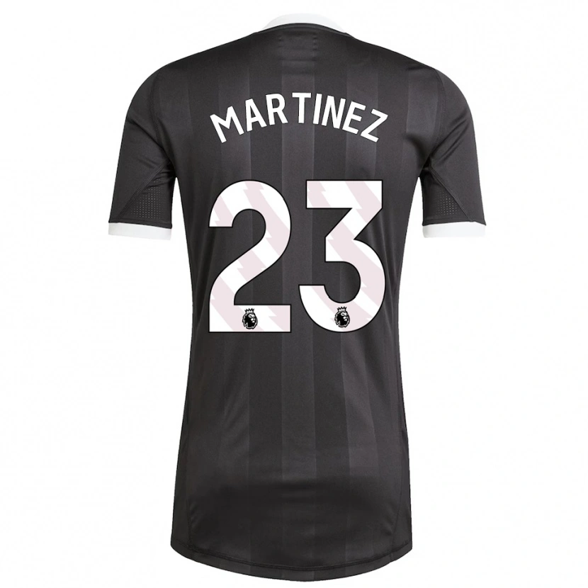 Danxen Herren Emiliano Martínez #23 Trikot Schwarz Weiß Torwarttrikot 2025/26 Österreich