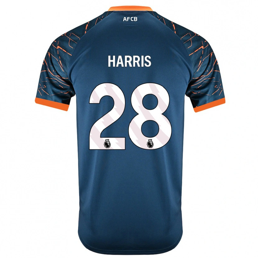 Danxen Herren Charlotte Harris #28 Trikot Dunkles Schieferblau Torwarttrikot 2025/26 Österreich