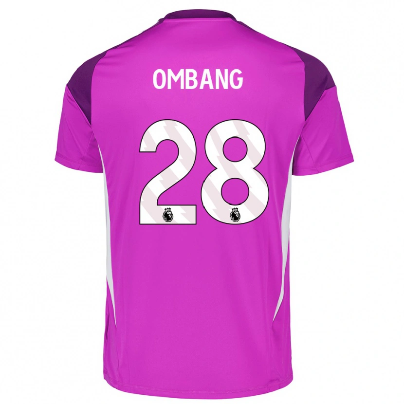 Danxen Herren Darryl Ombang #28 Trikot Violett Weiß Torwarttrikot 2025/26 Österreich