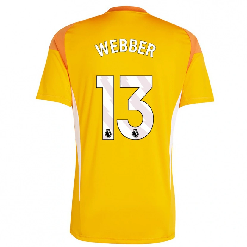 Danxen Herren Amber Webber #13 Trikot Orange Weiß Torwarttrikot 2025/26 Österreich