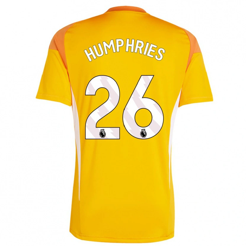 Danxen Herren Marni Humphries #26 Trikot Orange Weiß Torwarttrikot 2025/26 Österreich