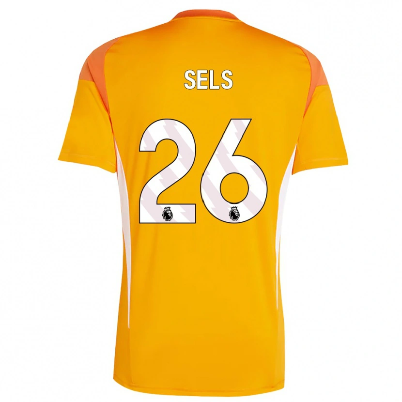Danxen Herren Matz Sels #26 Trikot Orange Weiß Torwarttrikot 2025/26 Österreich