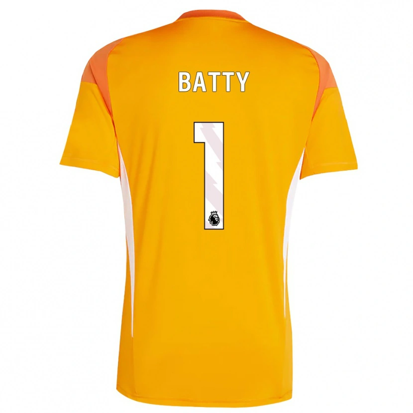 Danxen Herren Emily Batty #1 Trikot Orange Weiß Torwarttrikot 2025/26 Österreich