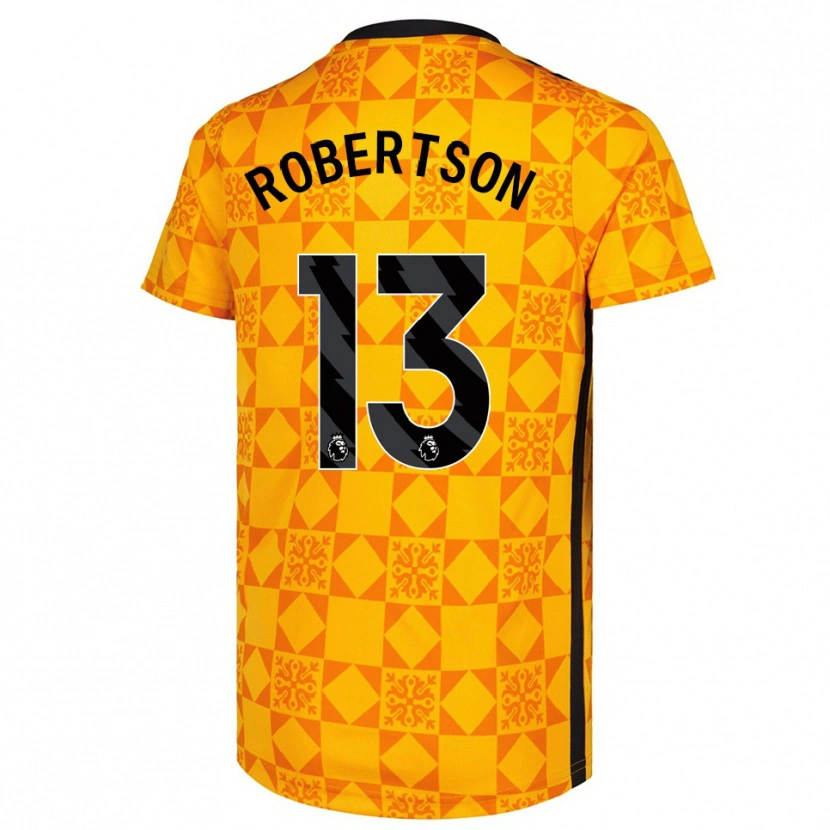 Danxen Herren Finley Robertson #13 Trikot Gelb Schwarz Torwarttrikot 2025/26 Österreich