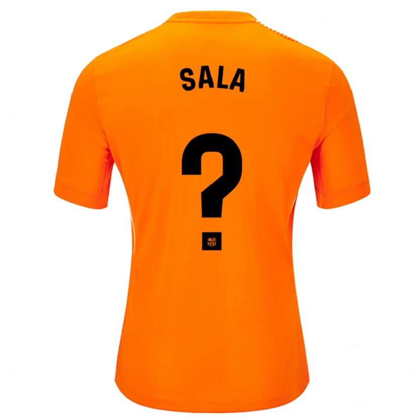 Danxen Herren Gerard Sala #0 Trikot Orange Schwarz Torwarttrikot 2025/26 Österreich