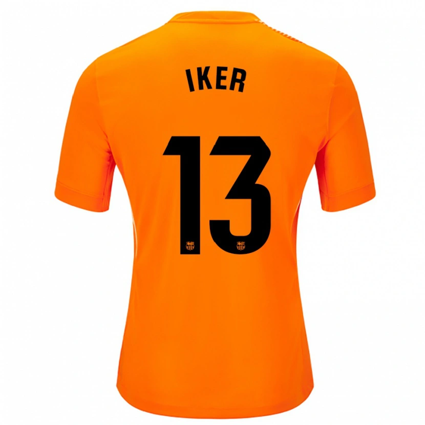 Danxen Herren Iker Rodríguez #13 Trikot Orange Schwarz Torwarttrikot 2025/26 Österreich