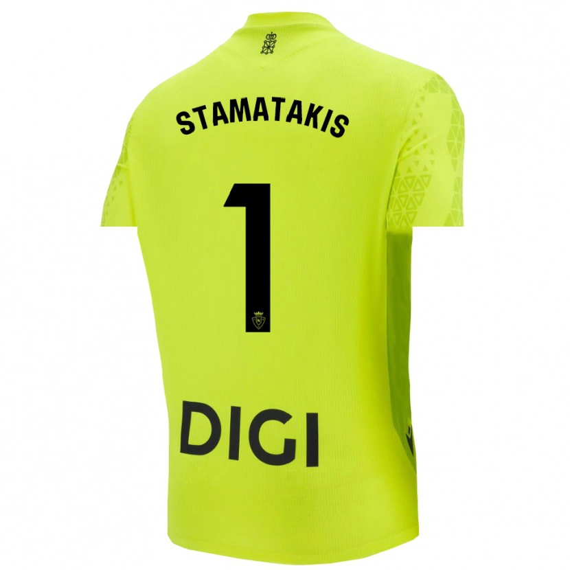 Danxen Herren Dimitrios Stamatakis #1 Trikot Leuchtgrün Torwarttrikot 2025/26 Österreich