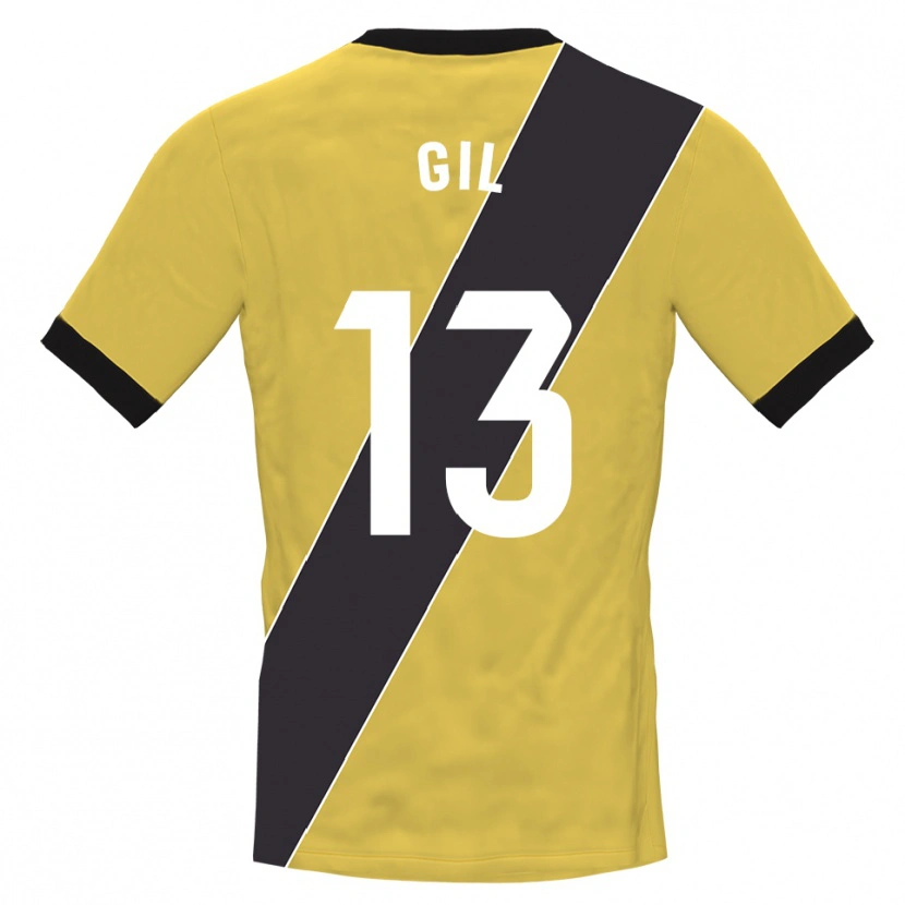 Danxen Herren Juanpe Gil #13 Trikot Gelb Schwarz Torwarttrikot 2025/26 Österreich