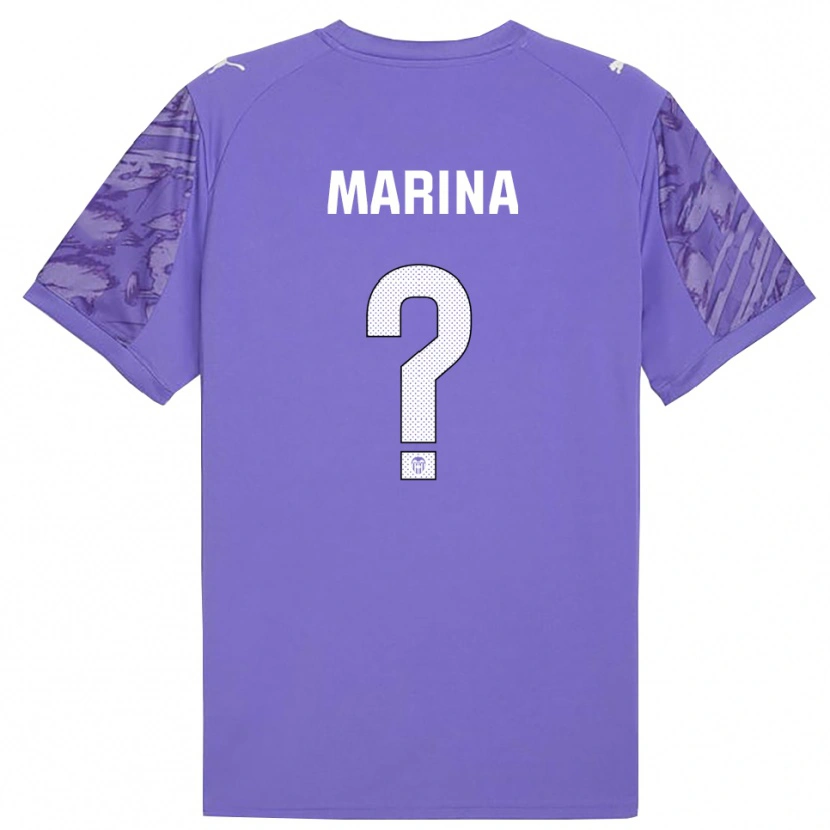 Danxen Herren Marina Llacer Muñoz #0 Trikot Flieder Weiß Torwarttrikot 2025/26 Österreich