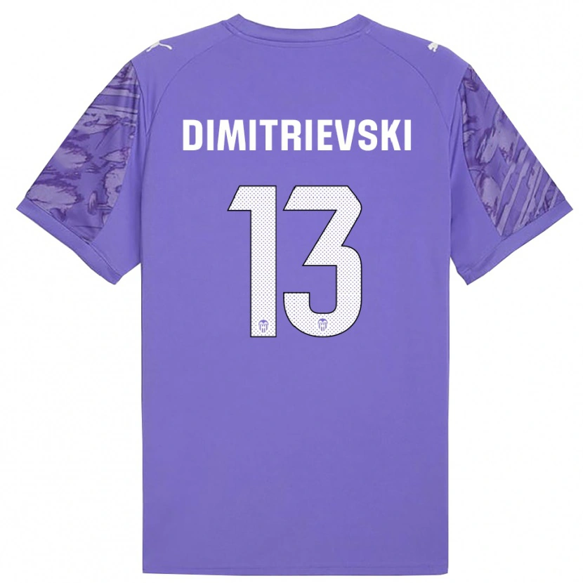 Danxen Herren Stole Dimitrievski #13 Trikot Flieder Weiß Torwarttrikot 2025/26 Österreich
