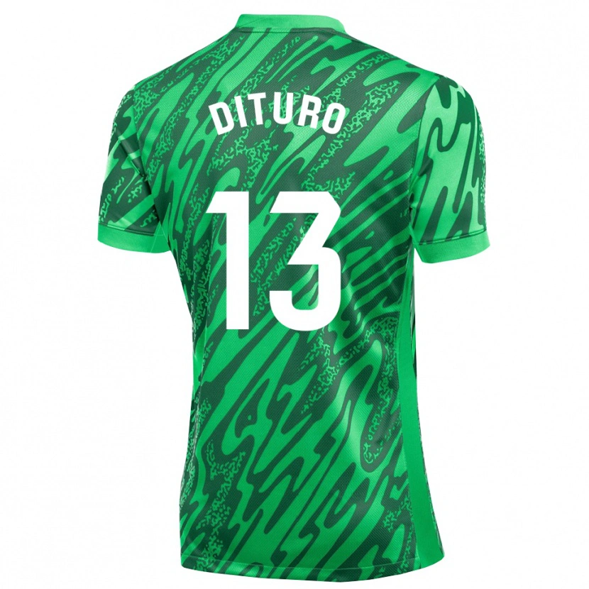 Danxen Herren Matías Dituro #13 Trikot Dunkelgrün Weiß Torwarttrikot 2025/26 Österreich