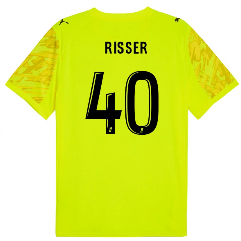 Danxen Herren Robin Risser #40 Trikot Leuchtgrün Schwarz Torwarttrikot 2025/26 Österreich
