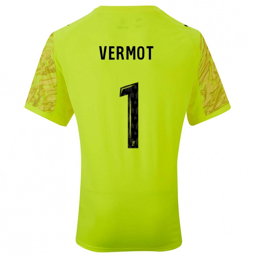 Danxen Herren Théo Vermot #1 Trikot Leuchtgrün Schwarz Torwarttrikot 2025/26 Österreich