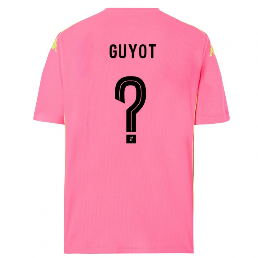 Danxen Herren Loucas Guyot #0 Trikot Knallpink Schwarz Torwarttrikot 2025/26 Österreich