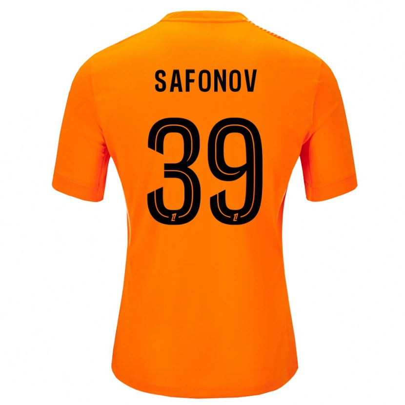Danxen Herren Matvey Safonov #39 Trikot Orange Schwarz Torwarttrikot 2025/26 Österreich