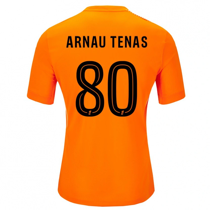 Danxen Herren Arnau Tenas #80 Trikot Orange Schwarz Torwarttrikot 2025/26 Österreich
