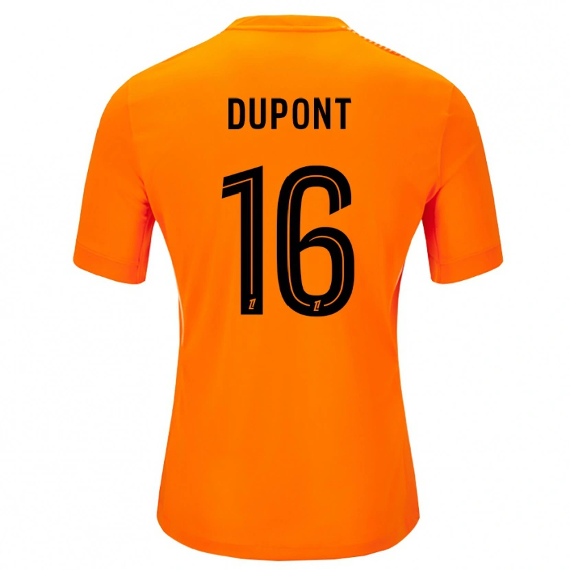 Danxen Herren Raphaël Dupont #16 Trikot Orange Schwarz Torwarttrikot 2025/26 Österreich
