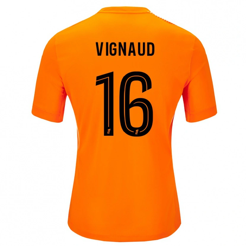 Danxen Herren Arthur Vignaud #16 Trikot Orange Schwarz Torwarttrikot 2025/26 Österreich